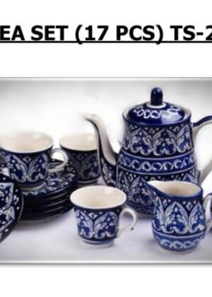 Royal Blue Floral Tea Set (17 PCS) – TS-2