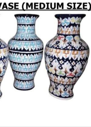 Handcrafted Medium-Sized Decorative Vase – Assorted Designs